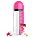 Garrafa de água com porta comprimidos - VitaBottle 2 em 1 (EXCLUSIVA)
