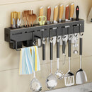 Rack de Cozinha Multifuncional em Aço Inoxidável