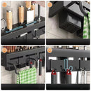 Rack de Cozinha Multifuncional em Aço Inoxidável
