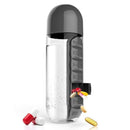 Garrafa de água com porta comprimidos - VitaBottle 2 em 1 (EXCLUSIVA)