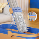 Esfregão Mop Mágico em Microfibra 360° com Balde Dobrável