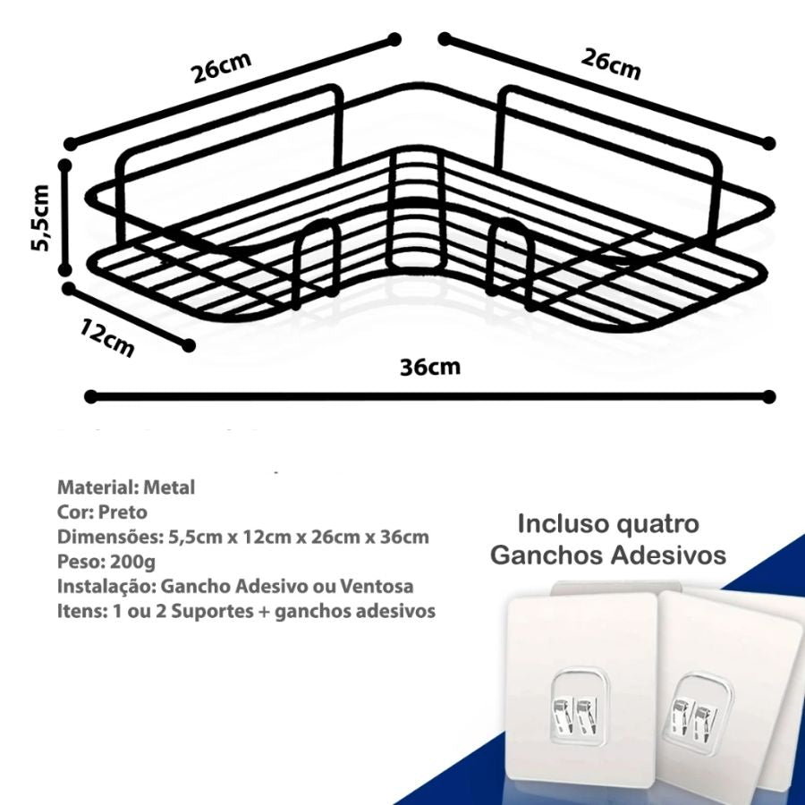 Prateleira Multiuso para Banheiro - COMPRE 1 LEVE 2