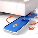 Esfregão Mop Mágico em Microfibra 360° com Balde Dobrável