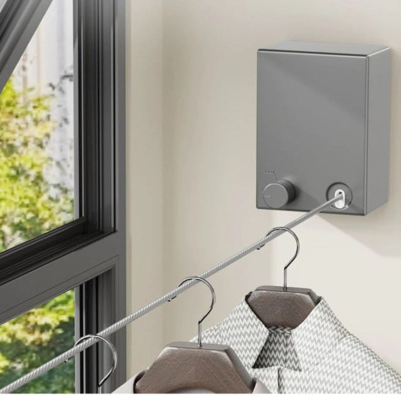 Varal Retrátil Invisível em Aço Inox