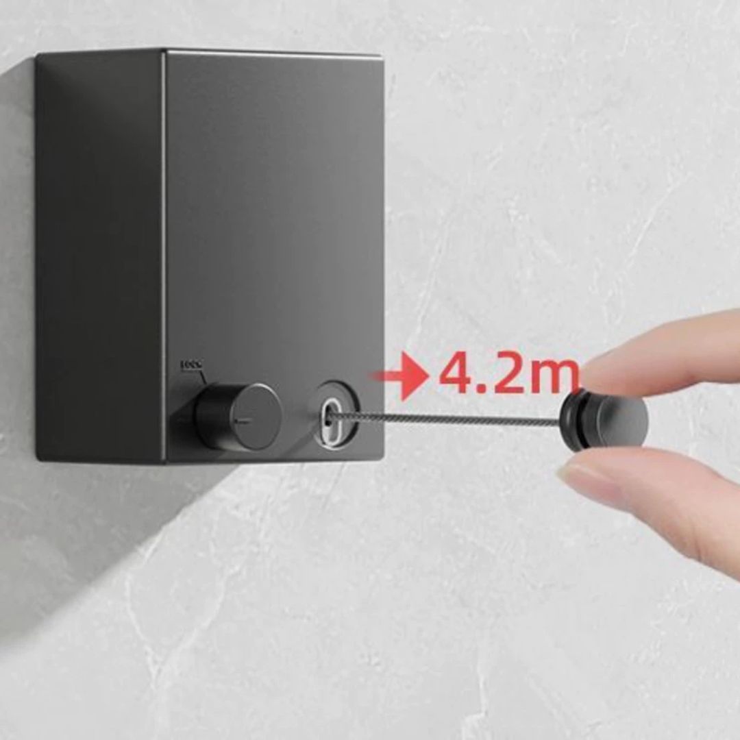 Varal Retrátil Invisível em Aço Inox