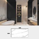 Placa Adesiva Efeito Mármore 3D Premium para Cozinha e Banheiro 30cm x 60cm