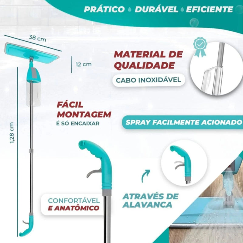 Rodo Inteligente Mop Spray 360°