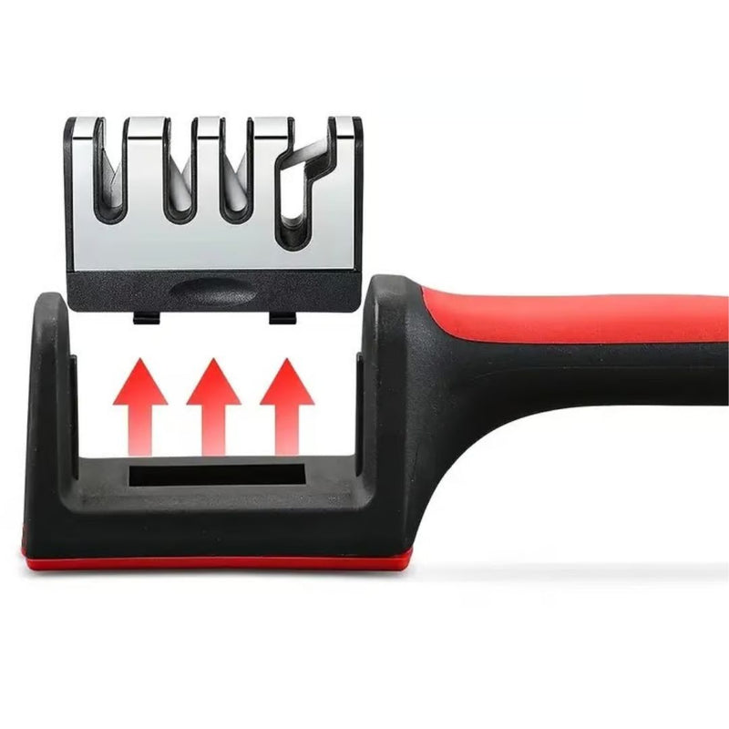 Amolador de Facas Profissional 4 em 1 – Precisão e Corte Perfeito em Segundos!