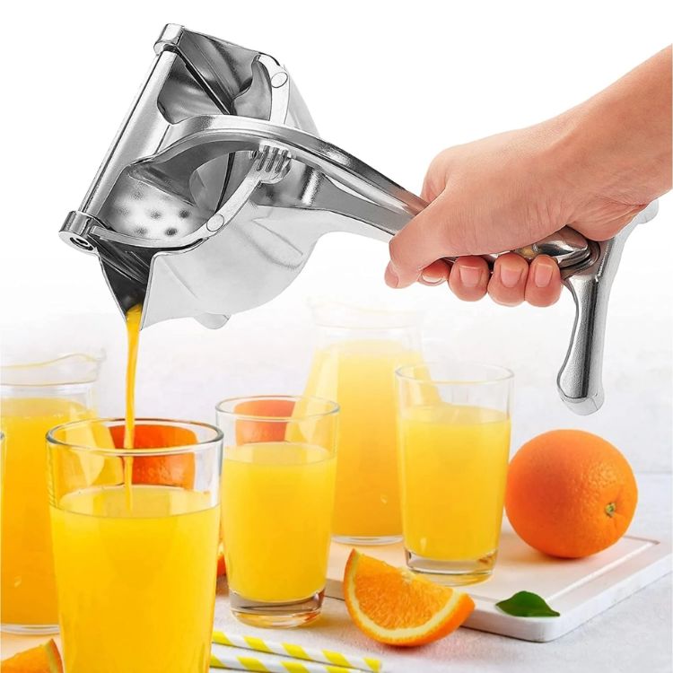 Espremedor de Frutas em Inox - Suco Natural sem Esforço