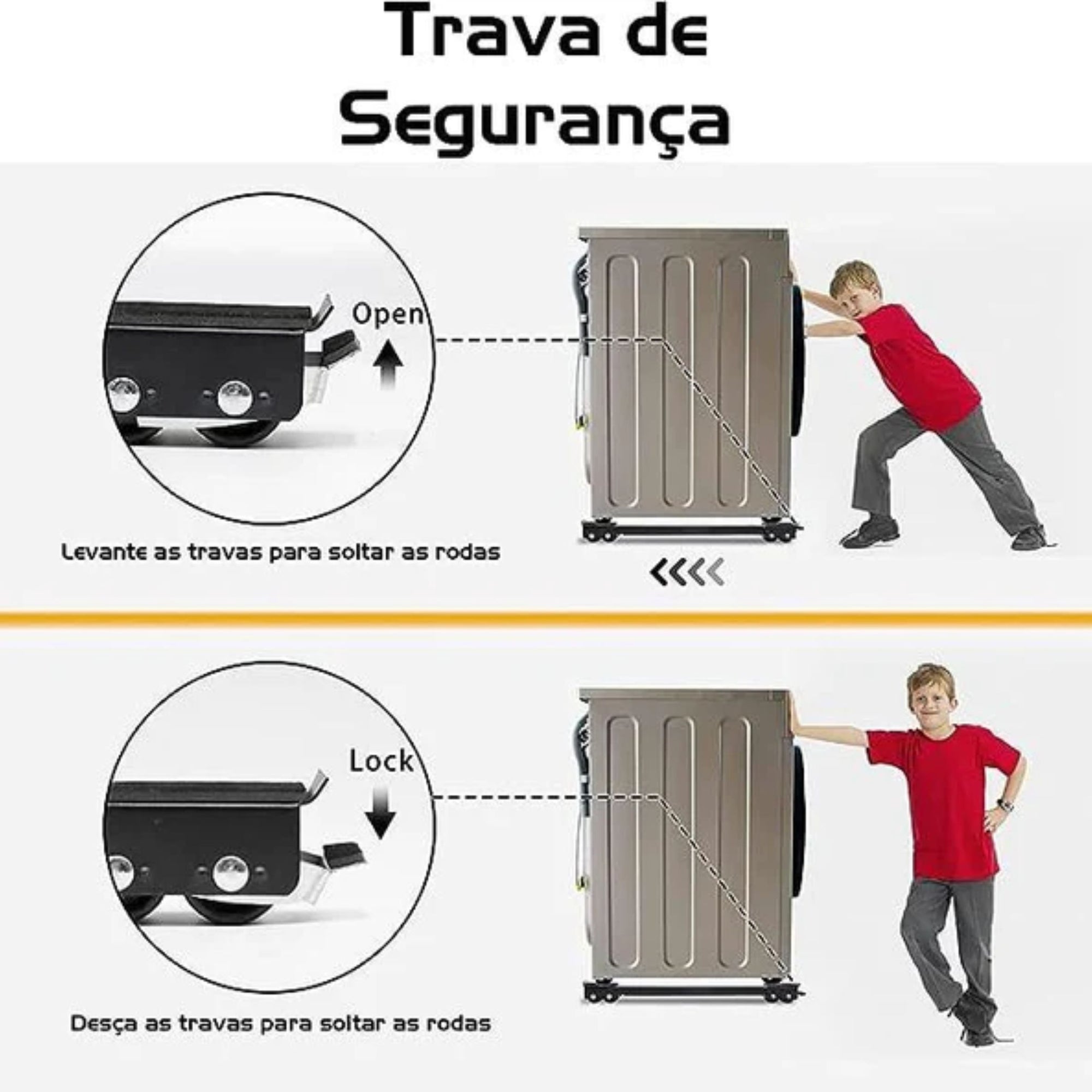 Suportes com Rodinhas para Móveis - StrongMove™