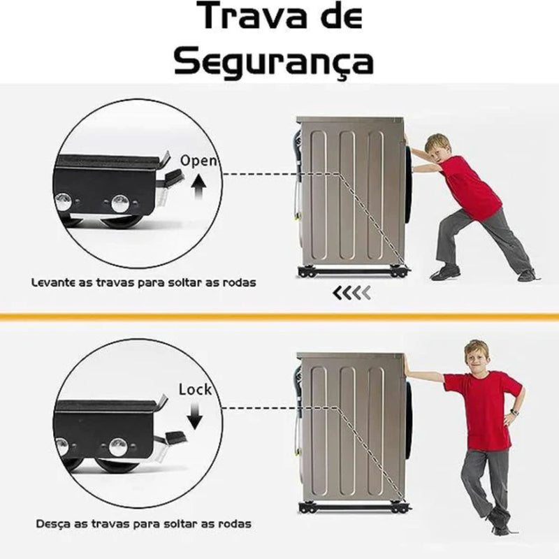 Suportes com Rodinhas para Móveis - StrongMove™