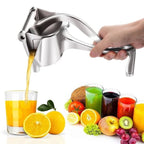 Espremedor de Frutas em Inox - Suco Natural sem Esforço