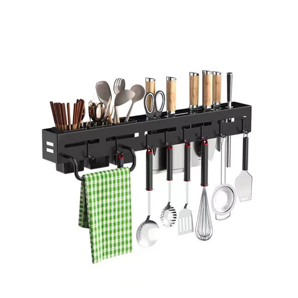 Rack de Cozinha Multifuncional em Aço Inoxidável