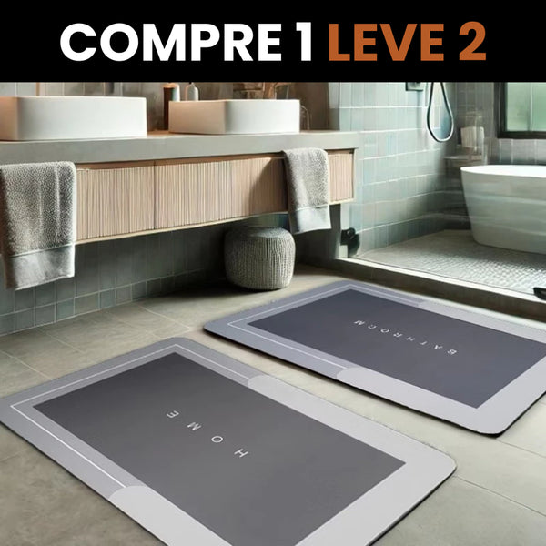 Tapetes para Banheiro Antiderrapante Premium - Pague 1 Leve 2