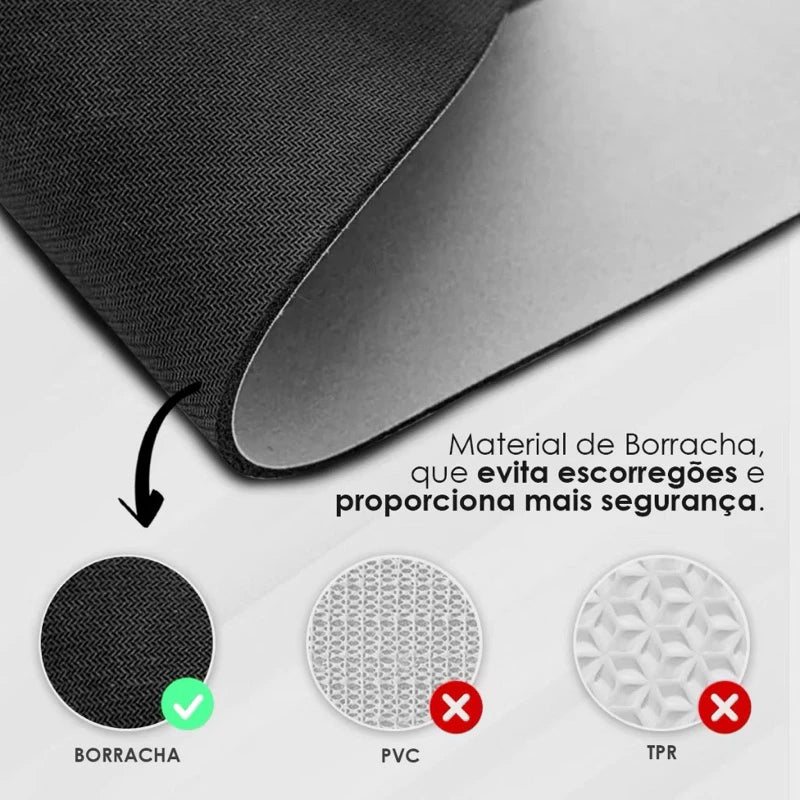 Kit 2 Tapetes Estampa - Para Casa e Cozinha Antiderrapante Absorvente