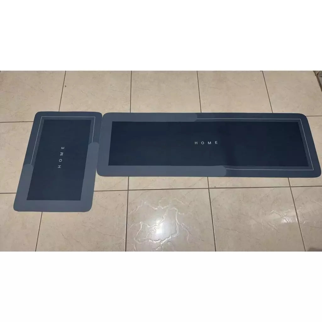 Kit 2 Tapetes Premium - Para Casa e Cozinha Antiderrapante Absorvente