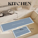 Kit 2 Tapetes Estampa - Para Casa e Cozinha Antiderrapante Absorvente