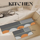 Kit 2 Tapetes Estampa - Para Casa e Cozinha Antiderrapante Absorvente