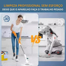 Escova Elétrica Giratória 12 em 1 – Limpeza Sem Esforço